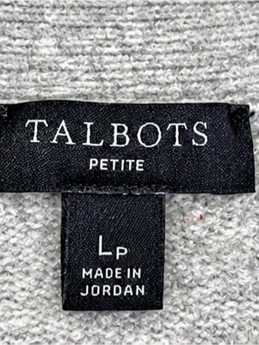 Talbots Gray Button-Front Cardigan Size Large - Picture 3 of 3